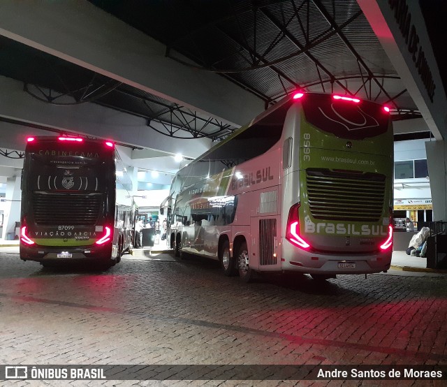 Brasil Sul Linhas Rodoviárias 3658 na cidade de Joinville, Santa Catarina, Brasil, por Andre Santos de Moraes. Número da foto: #12835939.
