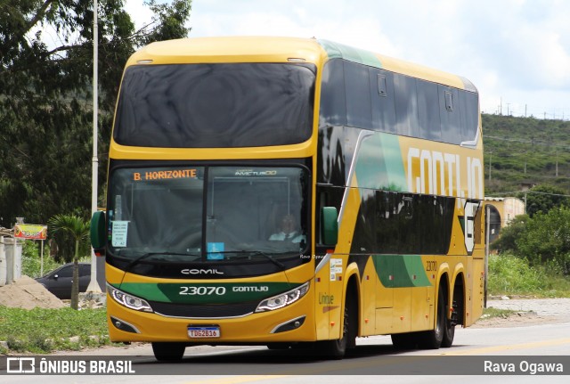 Empresa Gontijo de Transportes 23070 na cidade de Vitória da Conquista, Bahia, Brasil, por Rava Ogawa. Número da foto: #12836536.