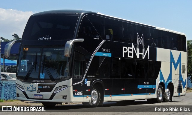 Empresa de Ônibus Nossa Senhora da Penha 63015 na cidade de São Paulo, São Paulo, Brasil, por Felipe Rhis Elias. Número da foto: #12836283.