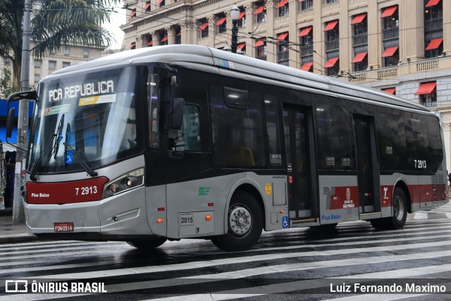Viação Campo Belo 7 2913 na cidade de São Paulo, São Paulo, Brasil, por Luiz Fernando Maximo. Número da foto: #12835938.