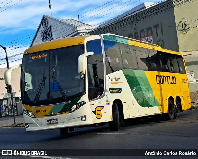 Empresa Gontijo de Transportes 15055 na cidade de Juiz de Fora, Minas Gerais, Brasil, por Antônio Carlos Rosário. Número da foto: #12835768.
