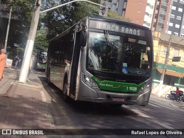 Viação Santa Brígida 1 1829 na cidade de São Paulo, São Paulo, Brasil, por Rafael Lopes de Oliveira. Número da foto: #12835113.