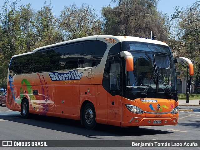 Buses Villar PRBG86 na cidade de Santiago, Santiago, Metropolitana de Santiago, Chile, por Benjamín Tomás Lazo Acuña. Número da foto: #12839725.