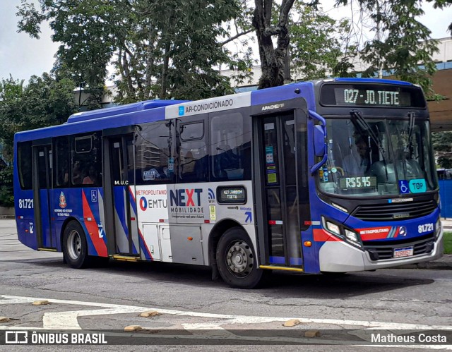 Next Mobilidade - ABC Sistema de Transporte 81.721 na cidade de Santo André, São Paulo, Brasil, por Matheus Costa. Número da foto: #12838498.