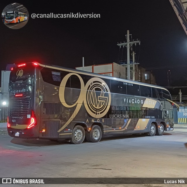 Viação Garcia 96011 na cidade de Santos, São Paulo, Brasil, por Lucas Nik. Número da foto: #12839631.