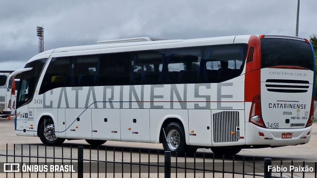 Auto Viação Catarinense 3458 na cidade de Curitiba, Paraná, Brasil, por Fábio Paixão. Número da foto: #12837350.
