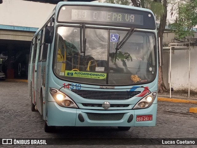 Viação Siará Grande 14310 na cidade de Fortaleza, Ceará, Brasil, por Lucas Caetano. Número da foto: #12838684.