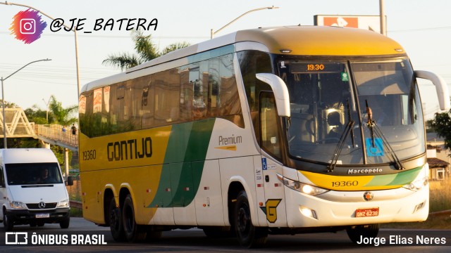 Empresa Gontijo de Transportes 19360 na cidade de Ribeirão das Neves, Minas Gerais, Brasil, por Jorge Elias Neres. Número da foto: #12836938.