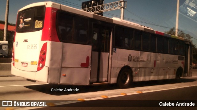 Transportes Campo Grande D53555 na cidade de Rio de Janeiro, Rio de Janeiro, Brasil, por Calebe Andrade. Número da foto: #12837607.