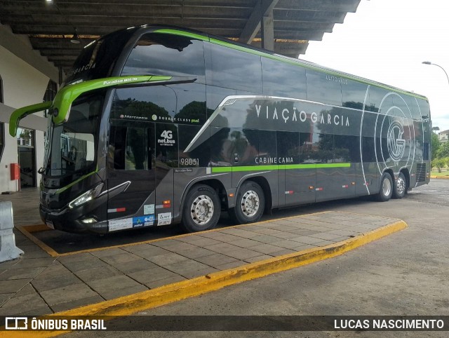 Viação Garcia 98051 na cidade de Lages, Santa Catarina, Brasil, por LUCAS NASCIMENTO. Número da foto: #12838790.