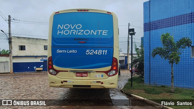Viação Novo Horizonte 524811 na cidade de Barra da Estiva, Bahia, Brasil, por Flávio  Santos. Número da foto: #12839891.