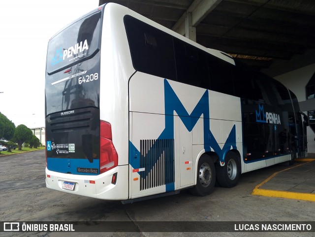 Empresa de Ônibus Nossa Senhora da Penha 64208 na cidade de Lages, Santa Catarina, Brasil, por LUCAS NASCIMENTO. Número da foto: #12838772.