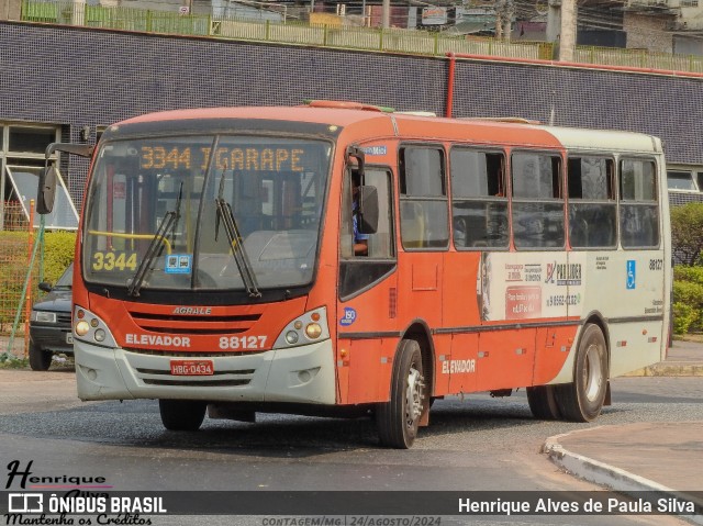 Viação Novo Retiro 88127 na cidade de Contagem, Minas Gerais, Brasil, por Henrique Alves de Paula Silva. Número da foto: #12837750.