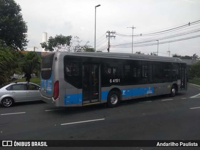 Viação Paratodos > São Jorge > Metropolitana São Paulo > Mobibrasil 6 4151 na cidade de São Paulo, São Paulo, Brasil, por Andarilho Paulista. Número da foto: #12839005.
