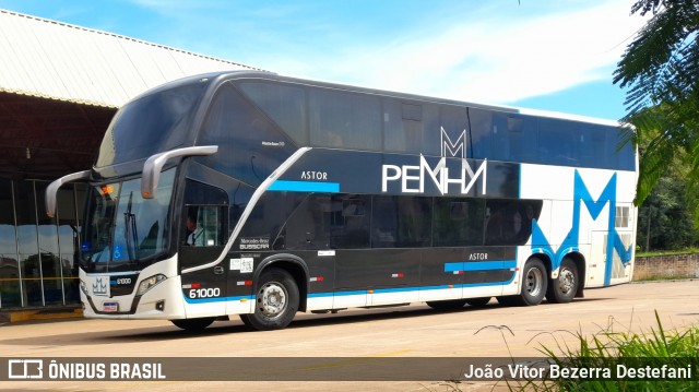 Empresa de Ônibus Nossa Senhora da Penha 61000 na cidade de Maringá, Paraná, Brasil, por João Vitor Bezerra Destefani. Número da foto: #12837202.