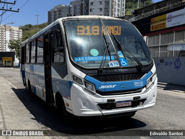 Auto Viação Jabour D86138 na cidade de Rio de Janeiro, Rio de Janeiro, Brasil, por Edivaldo Santos. Número da foto: #12837677.