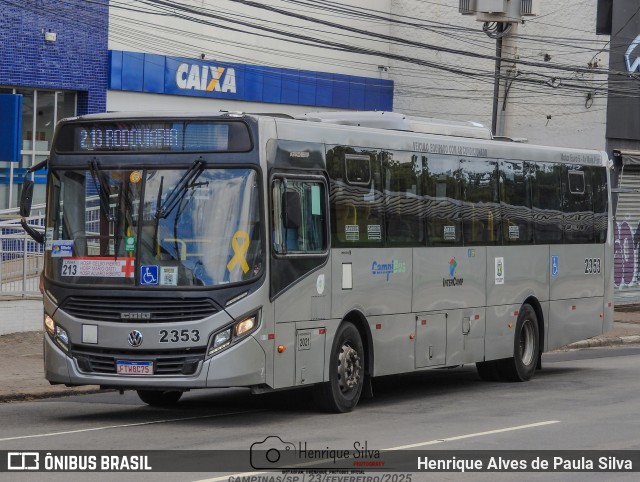 Expresso CampiBus 2353 na cidade de Campinas, São Paulo, Brasil, por Henrique Alves de Paula Silva. Número da foto: #12837807.