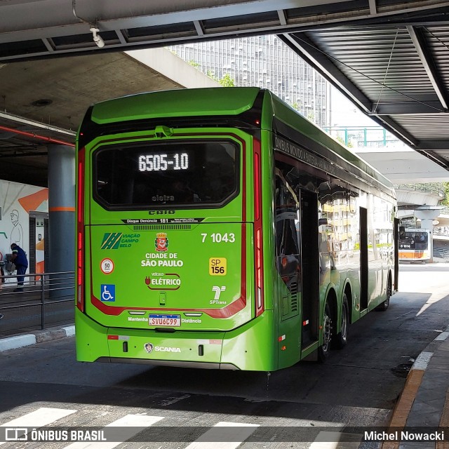 Viação Campo Belo 7 1043 na cidade de São Paulo, São Paulo, Brasil, por Michel Nowacki. Número da foto: #12839793.