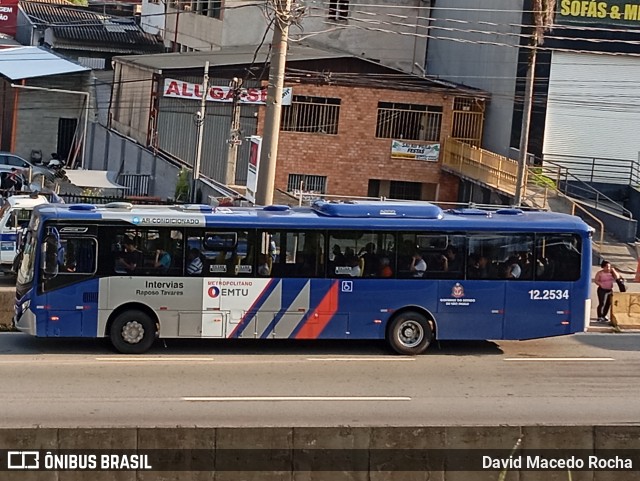 Auto Viação Bragança Metropolitana > Viação Raposo Tavares 12.2534 na cidade de Cotia, São Paulo, Brasil, por David Macedo Rocha. Número da foto: #12838906.