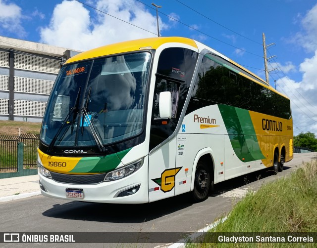 Empresa Gontijo de Transportes 19860 na cidade de Aracaju, Sergipe, Brasil, por Gladyston Santana Correia. Número da foto: #12837913.