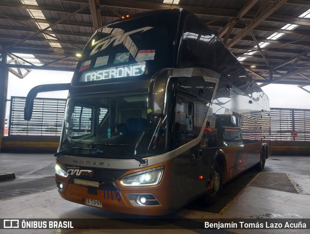 CVU 1118 na cidade de Estación Central, Santiago, Metropolitana de Santiago, Chile, por Benjamín Tomás Lazo Acuña. Número da foto: #12839698.