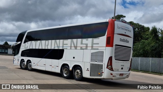 Auto Viação Catarinense 3546 na cidade de Curitiba, Paraná, Brasil, por Fábio Paixão. Número da foto: #12839442.