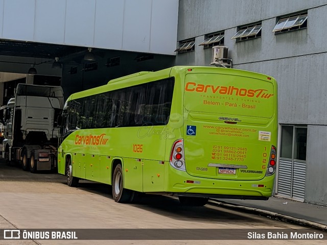 Carvalho Tur Transportes e Turismo 1026 na cidade de Ananindeua, Pará, Brasil, por Silas Bahia Monteiro. Número da foto: #12837361.