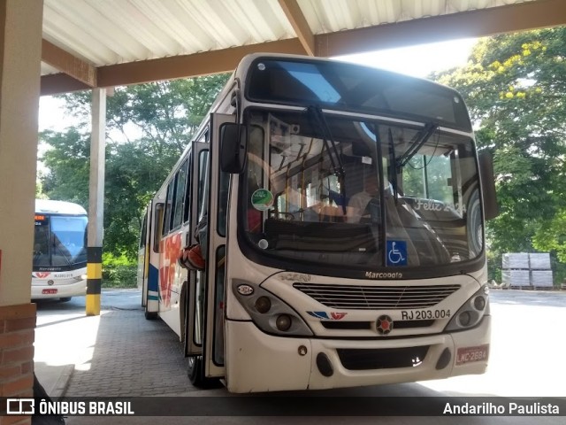 Viação Teresópolis RJ 203.004 na cidade de Teresópolis, Rio de Janeiro, Brasil, por Andarilho Paulista. Número da foto: #12839030.