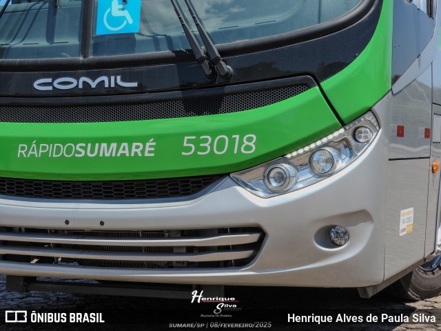 Rápido Sumaré 53018 na cidade de Sumaré, São Paulo, Brasil, por Henrique Alves de Paula Silva. Número da foto: #12837834.