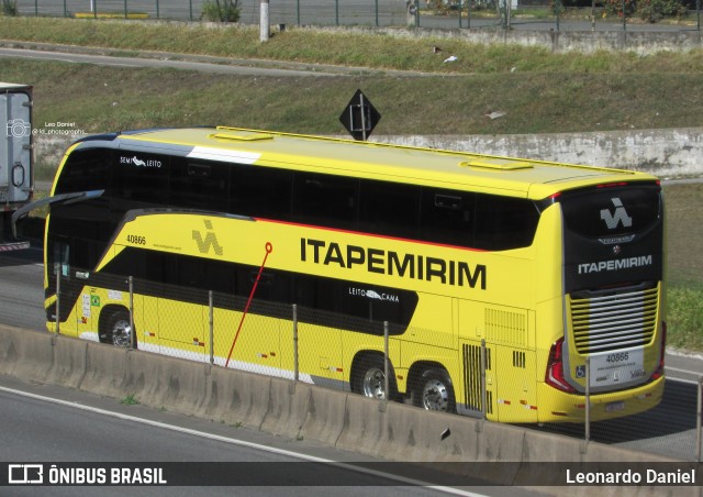 Viação Nova Itapemirim 40866 na cidade de Resende, Rio de Janeiro, Brasil, por Leonardo Daniel. Número da foto: #12838560.