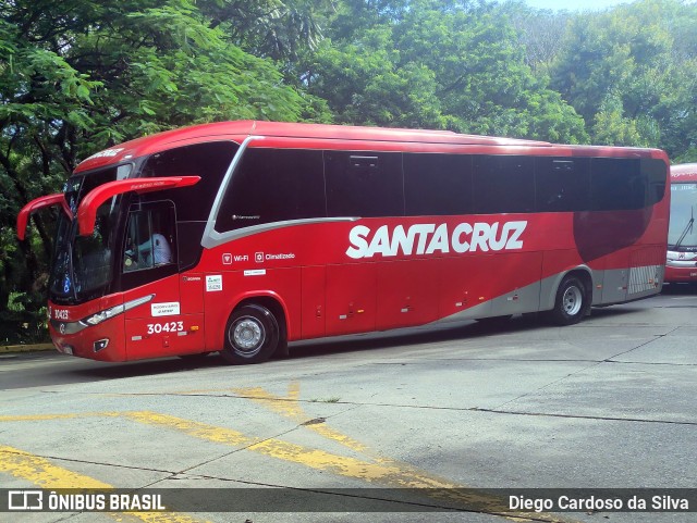 Viação Santa Cruz 30423 na cidade de São Paulo, São Paulo, Brasil, por Diego Cardoso da Silva. Número da foto: #12837766.