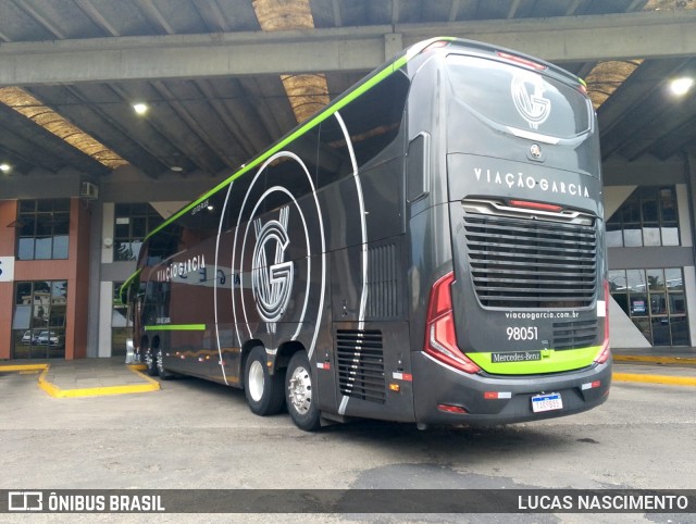 Viação Garcia 98051 na cidade de Lages, Santa Catarina, Brasil, por LUCAS NASCIMENTO. Número da foto: #12836986.