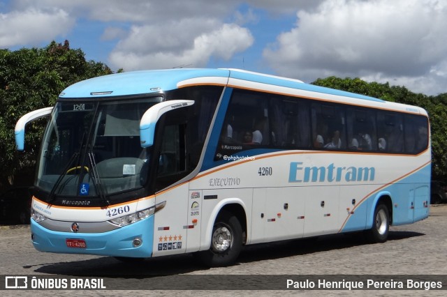 Emtram 4260 na cidade de Vitória da Conquista, Bahia, Brasil, por Paulo Henrique Pereira Borges. Número da foto: #12839371.