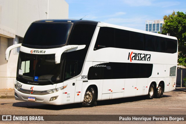 Kaissara - Viação Caiçara 3034 na cidade de Rio de Janeiro, Rio de Janeiro, Brasil, por Paulo Henrique Pereira Borges. Número da foto: #12839218.