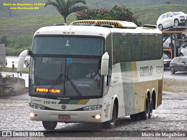 Empresa Gontijo de Transportes 17240 na cidade de João Monlevade, Minas Gerais, Brasil, por Mairo de Magalhães. Número da foto: #12837561.