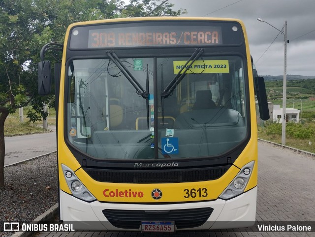 Coletivo Transportes 3613 na cidade de Caruaru, Pernambuco, Brasil, por Vinicius Palone. Número da foto: #12838257.