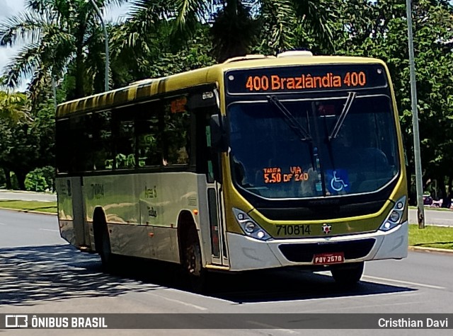 BsBus Mobilidade 710814 na cidade de Brasília, Distrito Federal, Brasil, por Cristhian Davi. Número da foto: #12838969.