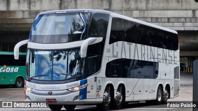 Auto Viação Catarinense 3508 na cidade de Curitiba, Paraná, Brasil, por Fábio Paixão. Número da foto: #12839430.