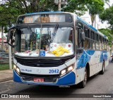 Transporte Urbano São Miguel 2042 na cidade de Uberlândia, Minas Gerais, Brasil, por Samuel Ribeiro. Número da foto: #12837051.