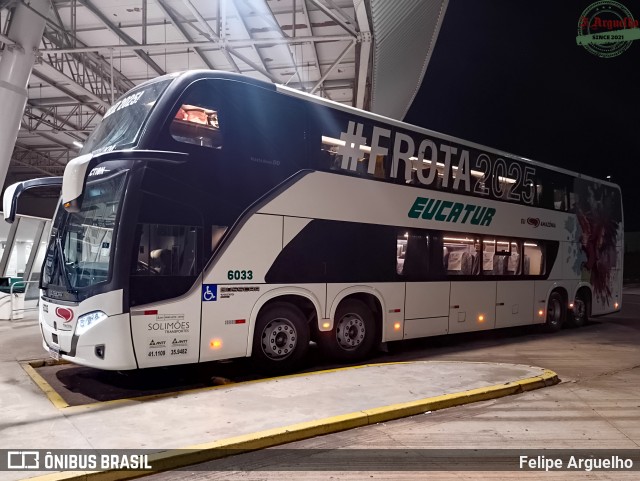 Eucatur - Empresa União Cascavel de Transportes e Turismo 6033 na cidade de Campo Grande, Mato Grosso do Sul, Brasil, por Felipe Arguelho. Número da foto: #12841770.