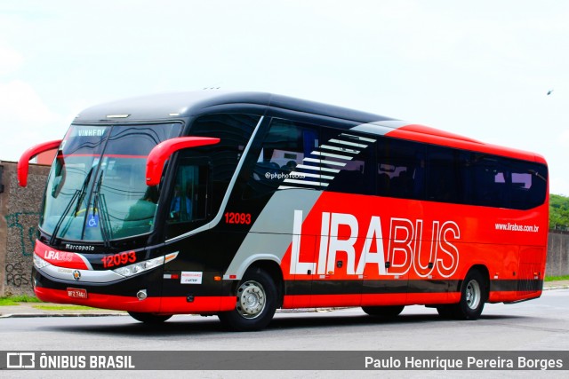 Lirabus 12093 na cidade de São Paulo, São Paulo, Brasil, por Paulo Henrique Pereira Borges. Número da foto: #12842233.
