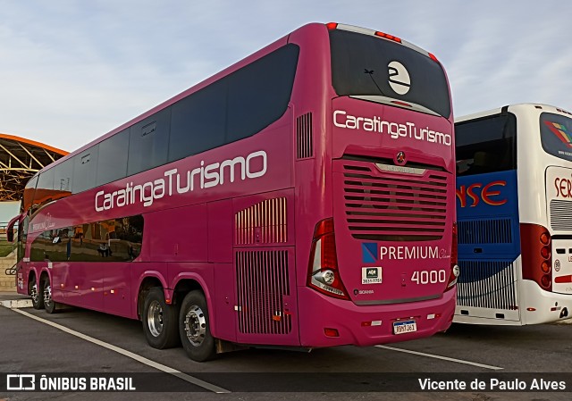 Caratinga Turismo 4000 na cidade de Aparecida, São Paulo, Brasil, por Vicente de Paulo Alves. Número da foto: #12840227.