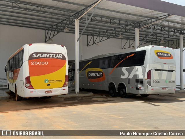 Saritur - Santa Rita Transporte Urbano e Rodoviário 26060 na cidade de Capelinha, Minas Gerais, Brasil, por Paulo Henrique Coelho Correa. Número da foto: #12841185.