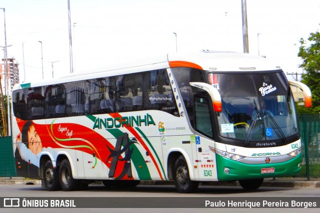 Empresa de Transportes Andorinha 6343 na cidade de São Paulo, São Paulo, Brasil, por Paulo Henrique Pereira Borges. Número da foto: #12842183.