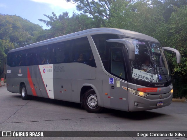 Empresa de Ônibus Pássaro Marron 45201 na cidade de São Paulo, São Paulo, Brasil, por Diego Cardoso da Silva. Número da foto: #12840026.
