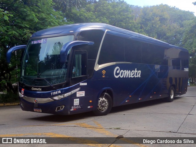 Viação Cometa 719616 na cidade de São Paulo, São Paulo, Brasil, por Diego Cardoso da Silva. Número da foto: #12840028.