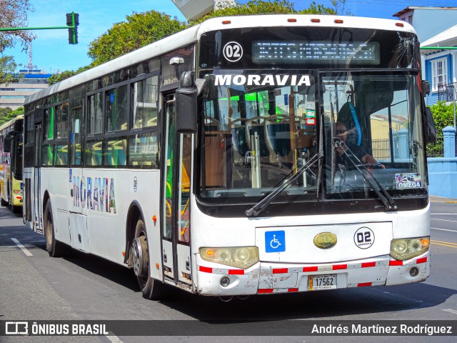 AMSA - Autotransportes Moravia 02 na cidade de Hospital, San José, San José, Costa Rica, por Andrés Martínez Rodríguez. Número da foto: #12841255.
