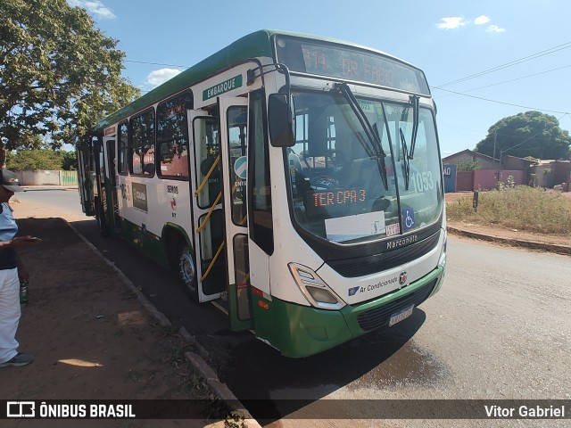 Viação Paraense Cuiabá Transportes 1053 na cidade de Cuiabá, Mato Grosso, Brasil, por Vitor Gabriel. Número da foto: #12841246.