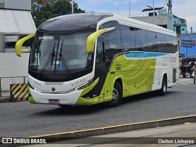 Costa Verde Transportes RJ 217.020 na cidade de Rio de Janeiro, Rio de Janeiro, Brasil, por Cleiton Linhares. Número da foto: #12841853.