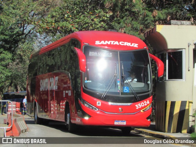 Viação Santa Cruz 35024 na cidade de São Paulo, São Paulo, Brasil, por Douglas Célio Brandao. Número da foto: #12841735.